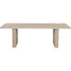 Thanus 94.5 X 39.5 inch Light Oak Dining Table